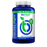 BioTrust Ageless Sight bottle illustrating blue light protection during screen use