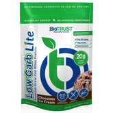 BioTrust Low Carb Lite tub chocolate ice cream flavor for lean protein support