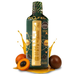 BIQ-FEL natural supplement bottle 500ml for daily energy support on the go.