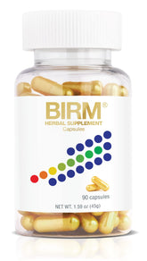 BIRM bottle front view promotes immune health with Dulcamara extract