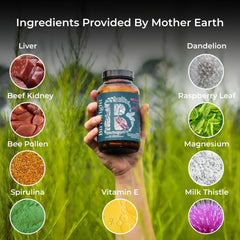 Birthright Revive bottle label showing natural formulation for cycle health.