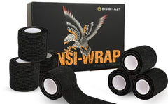 BISIBITA2 Sensi Wrap self-adhesive coverage applied to grips for easy attachment.