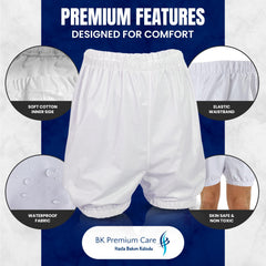 BK Premium Care leak-proof barrier closeup demonstrates secure moisture protection