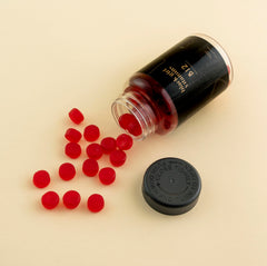 Close-up of the nutrition panel on Black Girl Vitamins B12 gummies showing 1000 mcg per serving