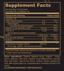 Close-up of Black Girl Vitamins collagen gummies lime; chewy texture and flavor