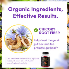 Black Girl Vitamins Fiber Gummies pour into hand demonstrating easy use.