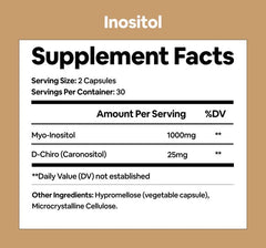 Black Girl Vitamins Inositol capsules ready for daily use