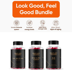 Vitamin D3 2000 IU bottle from Black Girl Vitamins boosts mood and energy potential.
