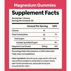 Black Girl Vitamins magnesium gummies mixed berry close-up for sleep support