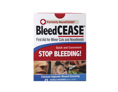 BleedCEASE nasal application shows easy insertion and quick action.