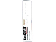 BleedCEASE wound application on skin provides absorbent, protective coverage.