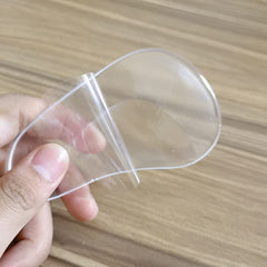 BlingKingdom self-adhesive heel insole adhesion demonstrated on shoe