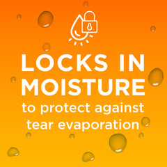 Blink Triple Care eye drops dropper dispensing a precise amount for easy use