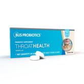 BLIS ThroatHealth vanilla lozenges pack for convenient daily throat support