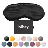 BLISSY Silk Sleep Mask eye cover for total blackout and soft comfort