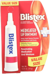 Blistex lip ointment medicated pack of 3 for on-the-go lip care