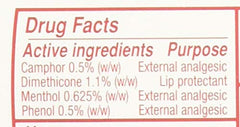 Blistex lip ointment on soft lips showing protective moisture