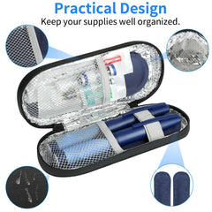 BLK8IGHT packs de hielo TSA aprobados mantienen medicación fresca