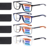 BLOEXCLU black-frame progressive glasses for everyday reading and computer work