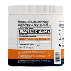 Blonyx HMB Creatine label close-up highlighting high-purity ingredients