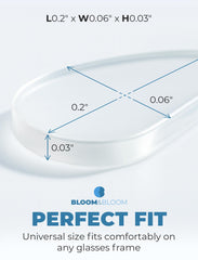 BLOOM & BLOOM almohadillas nariz ultra finas 1mm para aspecto discreto