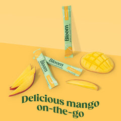 Bloom Nutrition greens ingredients closeup showing probiotics and prebiotics for gut support