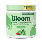 Bloom Nutrition Greens Powder bottle for daily nutrition support
