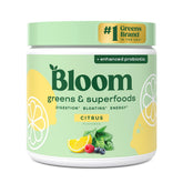 Bloom Nutrition greens powder jar ready for your daily wellness scoop.