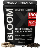 Bloomeo Beef Organ Supplement bottle ready for daily vitality support.
