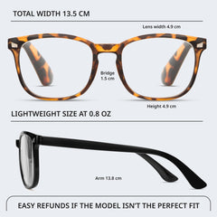 Gafas de lectura BLS BLUES para mujer, claridad en la oficina