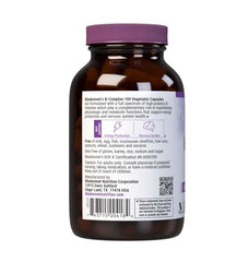 BlueBonnet B Complex label highlights vegan and kosher certifications.