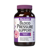 BlueBonnet Blood Pressure Support bottle with hawthorn for vascular balance.