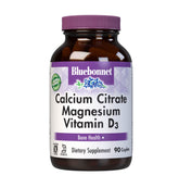 BlueBonnet Calcium Citrate Magnesium Plus D3 caplets bottle for bone support