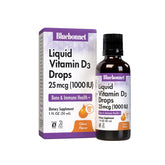 BlueBonnet Vitamin D3 drops bottle close-up for daily wellness