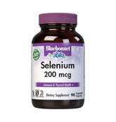 BlueBonnet Selenium 200mcg capsules bottle front view supporting immune health