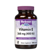 BlueBonnet Vitamin E 400 IU softgel bottle for daily antioxidant support.