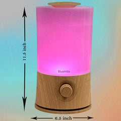 BlueHills 2000ml water tank diffuser demonstrates extended runtime per fill.