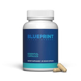 Blueprint Bryan Johnson Essential Capsules front label showing complete daily vitamin blend