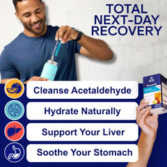 Blueshift milk thistle liver-support packet aids the liver's natural pathways.