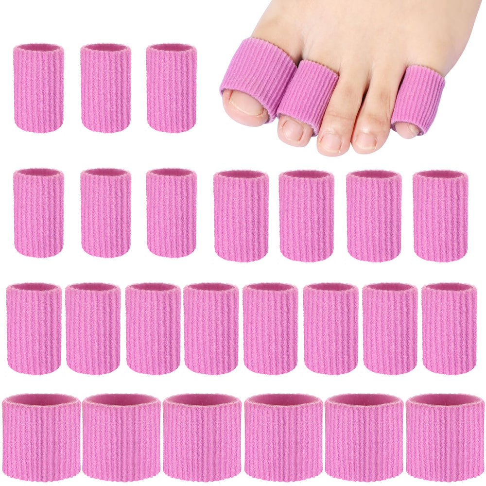 Blulu tubitos de dedo 0,98 pulgadas, almohadillas de gel para comodidad al caminar