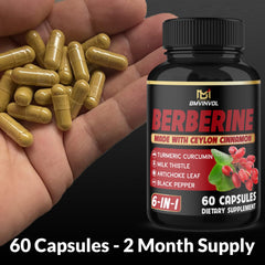 BMVINVOL milk thistle and artichoke capsules highlight herbal blend