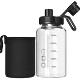 BNCWCQZ botella de vidrio 22oz vista frontal para batidos proteicos