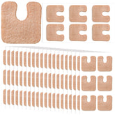 Boao callus pads pack in soft felt U-shape for daily foot comfort