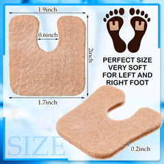 Boao U-shaped corn pad with adhesive for heel and sole protection