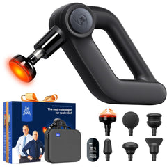 BOB AND BRAD D5 Pro Plus with heat head for targeted warmth and relief.
