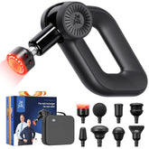 BOB AND BRAD D6 Ultra infrared head heats targeted muscles for relief