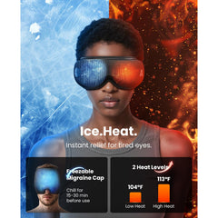 BOB AND BRAD Eye Massager side view showing ergonomic fit for comfortable sessions