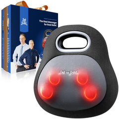 BOB AND BRAD EZBack 4D Shiatsu massage pillow on chair for targeted back relief.
