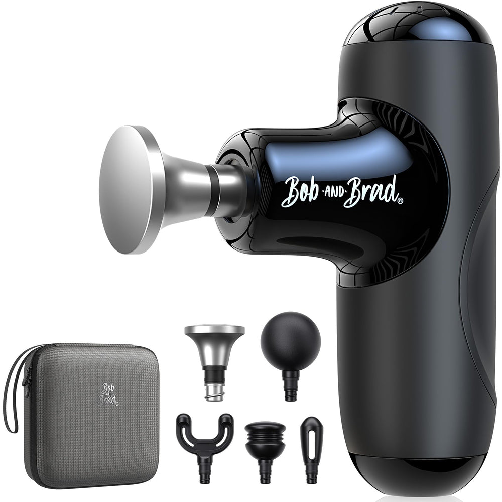 BOB AND BRAD Q2 Max Mini with metal head delivers deep tissue relief on demand