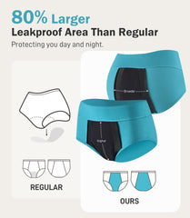 Bobelle Wear three-pack reusable washable underwear for dependable protection.